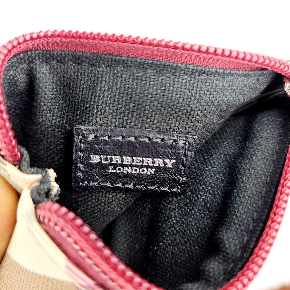 Burberry London Check Coated Canvas Wallet - Picture 6 of 6